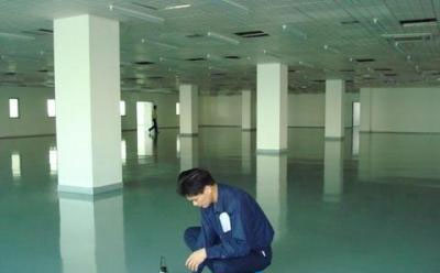 如何检测环氧地坪厚度和工业园区环氧地坪用量